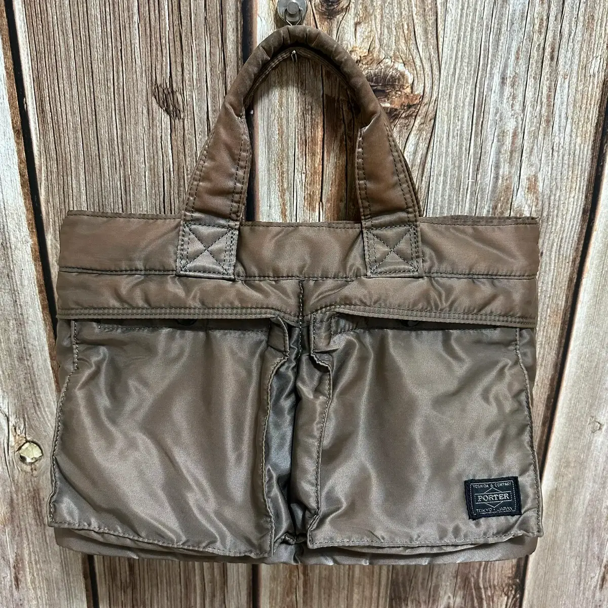 【PORTER 】ポーター タンカー ミニトートバッグ シルバーグレー PORTER 】ポーター タンカー ミニトートバッグ シルバーグレー 【公式